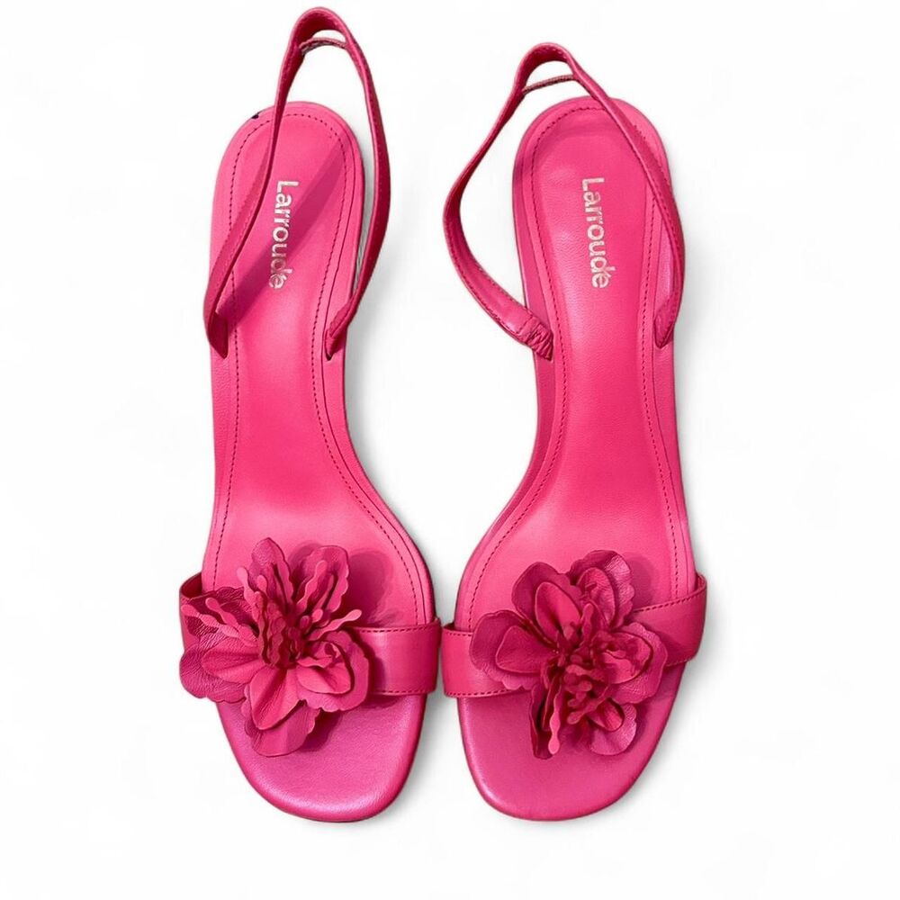 Larroudé Hibiscus Slingbacks
